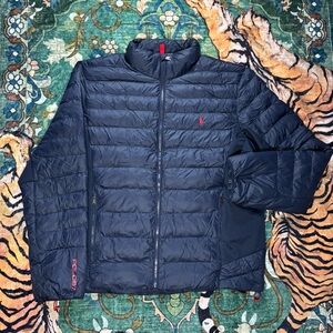 Polo Ralph Lauren Terra Hybrid insulated Puffer Jacket Full Zip Men XL Blue $268